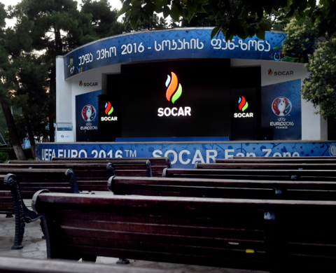 SOCAR Georgia Petroleum – UEFA Euro 2016/2020 Campaigns  Fan-Zone Management, SOCAR Stations Rebranding,